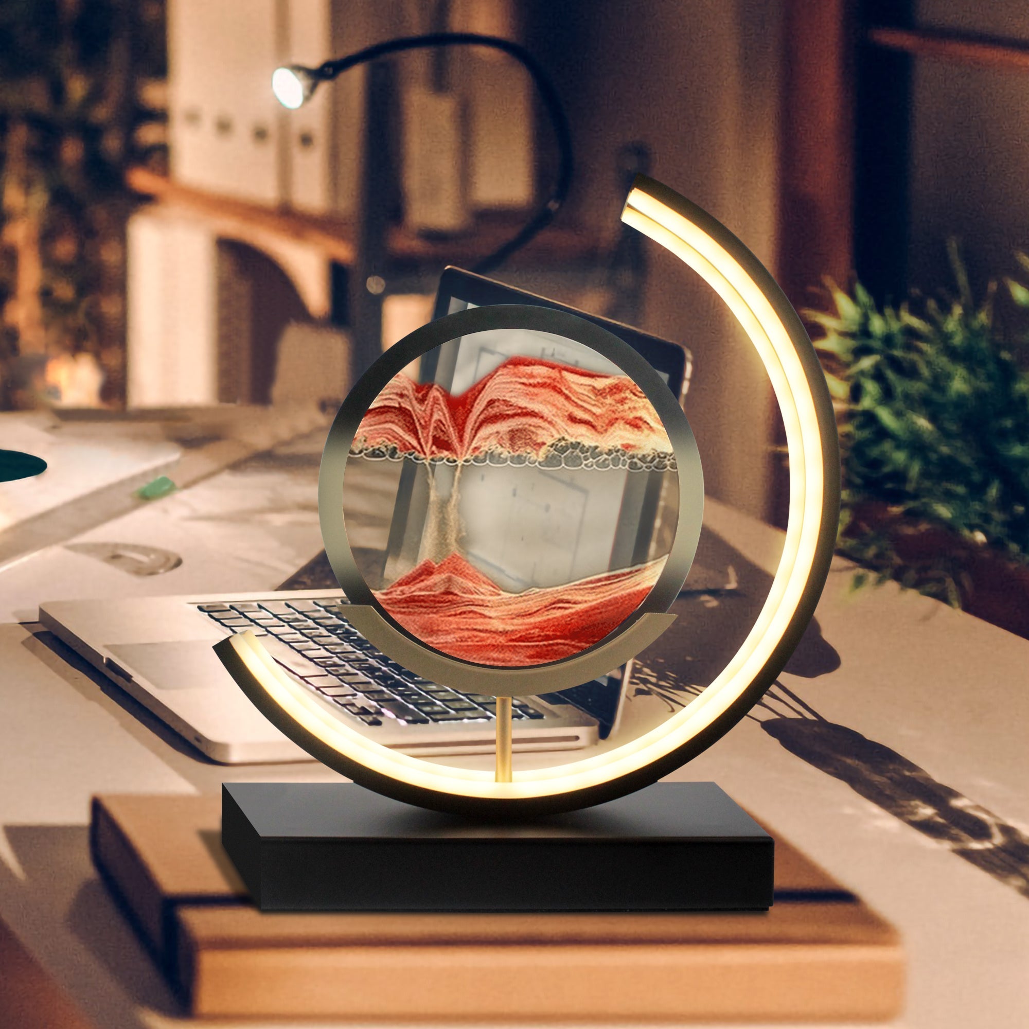 The Horizon Dynamic Sand Lamp
